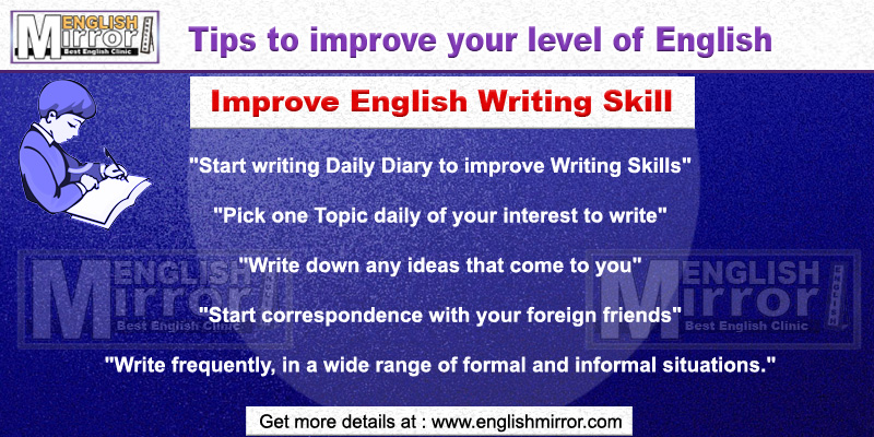 Tips To Improve English Writing Online Free English Mirror