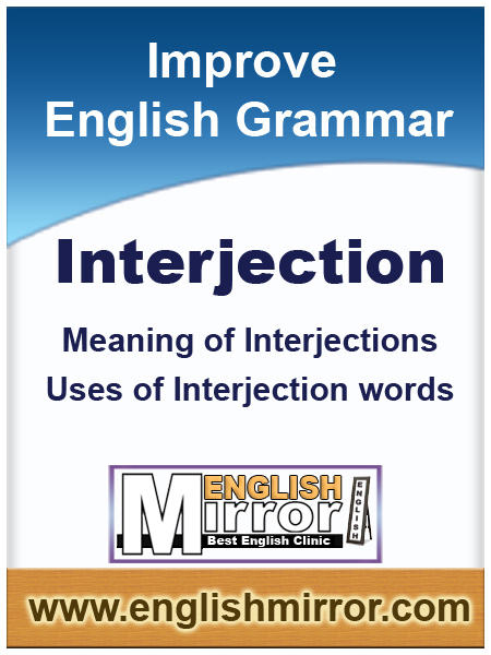 Interjections in English language