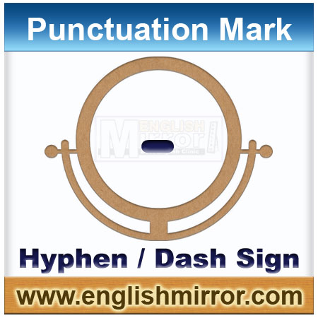 hyphen punctuation mark